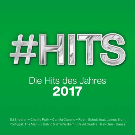 #Hits 2017 - Die Hits des Jahres, 2 CDs