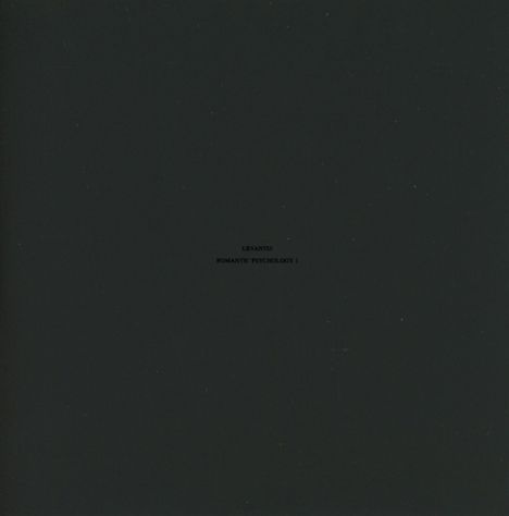 Levantis: Romantic Psychology 1, CD