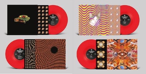 Thundercat: Drunk (Limited Edition Box Set) (Red Vinyl), 4 Singles 10"