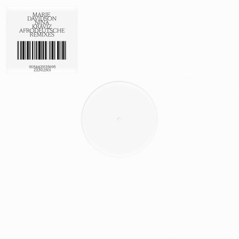 Marie Davidson: Nina Kraviz x Afrodeutsche Remixes (White Label), Single 12"
