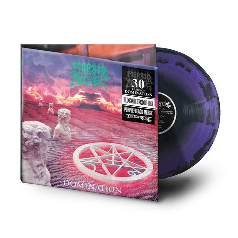 Morbid Angel: Domination (180g) (Limited Edition) (Purple/Black Merge Vinyl), LP
