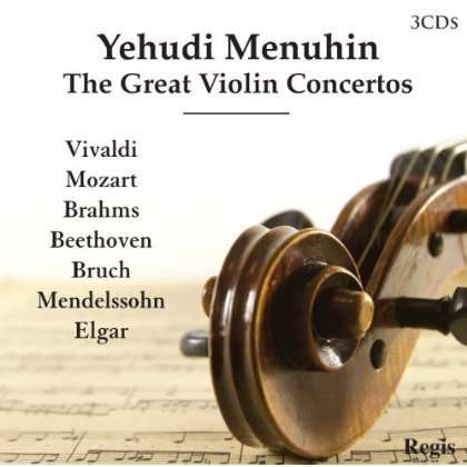 Yehudi Menuhin - The Great Violin Concertos, 3 CDs