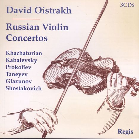 David Oistrach - Russian Violin Concertos, 3 CDs