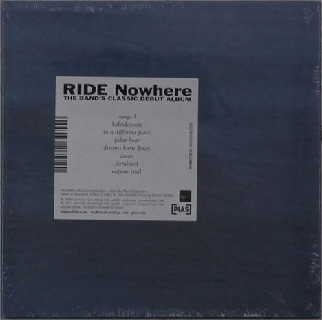 Ride: Nowhere, CD