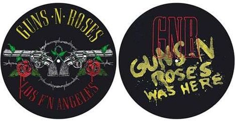 Slipmat Set - Guns N Roses: Los F'N Angeles / Was Here, 2 Merchandise