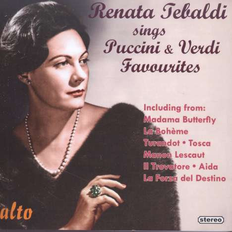 Renata Tebaldi sings Puccini &amp; Verdi Favourites, CD