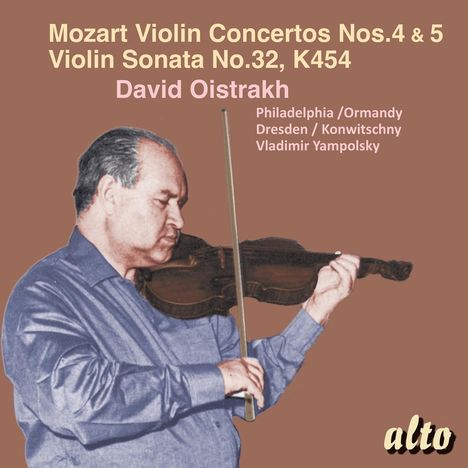 Wolfgang Amadeus Mozart (1756-1791): Violinkonzerte Nr.4 &amp; 5, CD