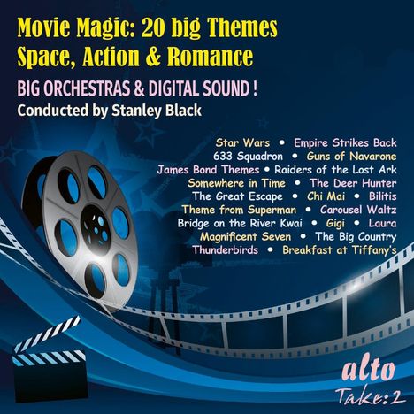 Filmmusik: Movie Magic: 20 Big Themes Space, Action &amp; Romance, CD
