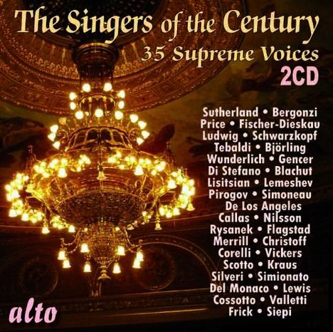 Singers of the Century, 2 CDs