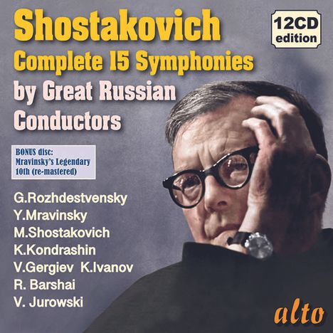 Dmitri Schostakowitsch (1906-1975): Symphonien Nr.1-15, 12 CDs