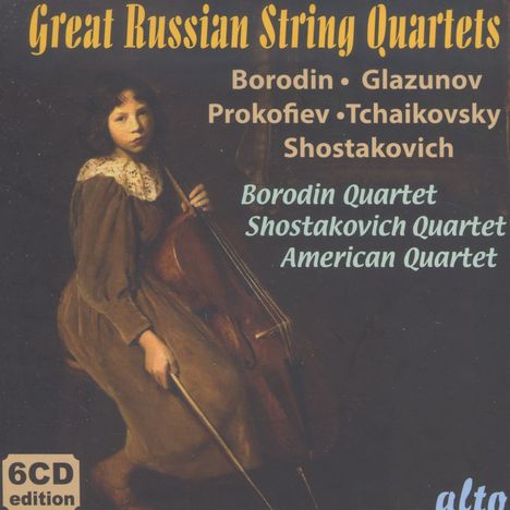 Alexander Borodin (1833-1887): Great Russian String Quartets, 6 CDs
