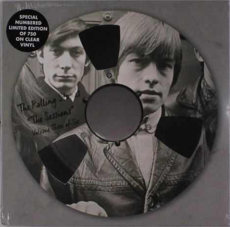 The Rolling Stones: The Sessions Volume Three Of Six  (Limited Numbered Edition) (Clear Vinyl), LP