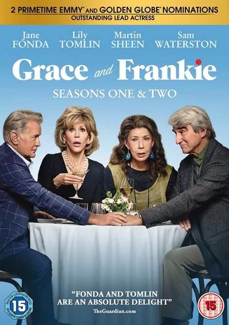 Grace and Frankie Season 1 &amp; 2 (UK Import), 4 DVDs