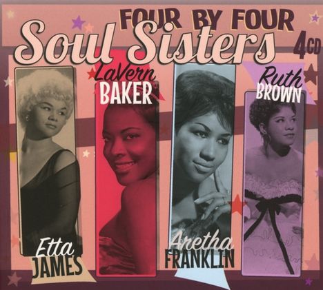 Four By Four: Soul Sisters, 4 CDs