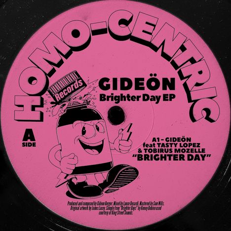 Gideön: Brighter Day EP, Single 12"