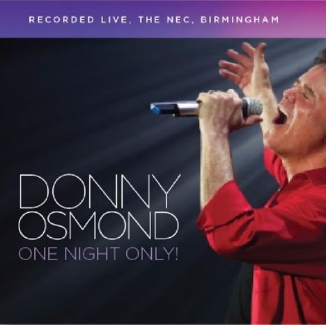 Donny Osmond: One Night Only, 2 CDs
