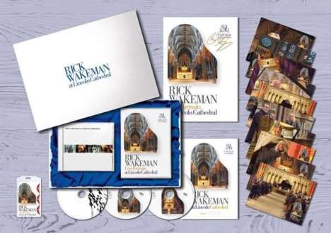 Rick Wakeman: At Lincoln Cathedral (Limited Numbered Edition), 2 CDs und 1 DVD