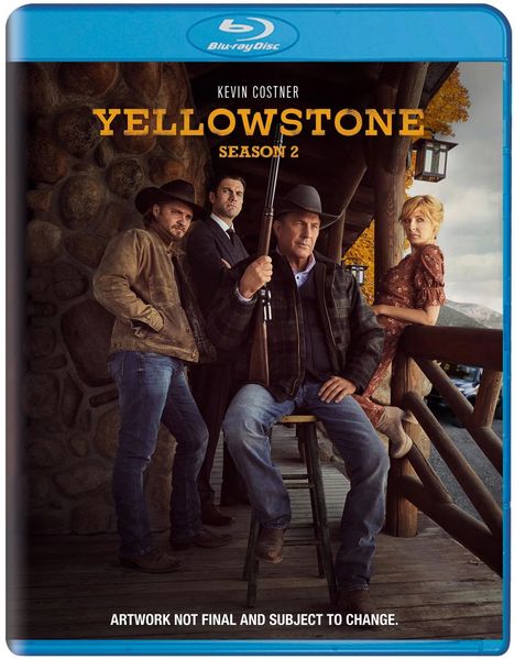 Yellowstone Season 2 (Blu-ray) (UK Import), 3 Blu-ray Discs