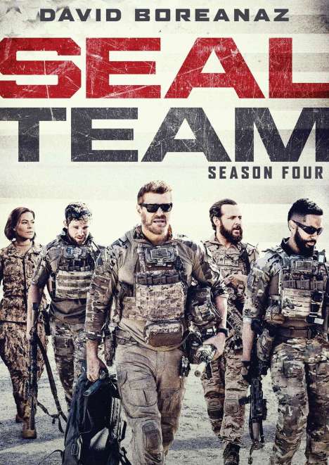 SEAL Team Season 4 (UK Import), 4 DVDs