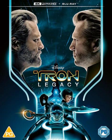 TRON: Legacy (Ultra HD Blu-ray & Blu-ray) (UK Import mit dt. Tonspur), 1 Ultra HD Blu-ray und 1 Blu-ray Disc
