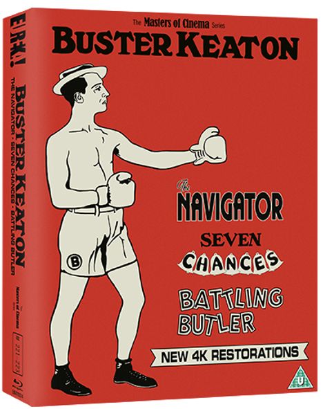 Buster Keaton: The Navigator / Seven Chances / Battling Butler (Blu-ray) (UK Import), 3 Blu-ray Discs
