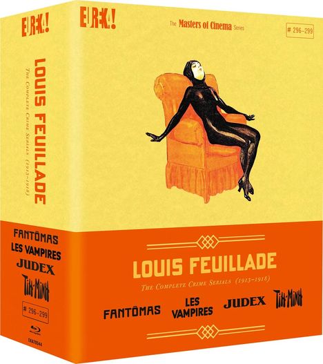 Louis Feuillade: The Complete Crime Serials (1913-1918) (Blu-ray) (UK Import), 4 Blu-ray Discs