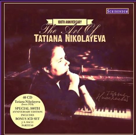 Tatiana Nikolayeva - The Art of (100th Anniversary), 37 CDs