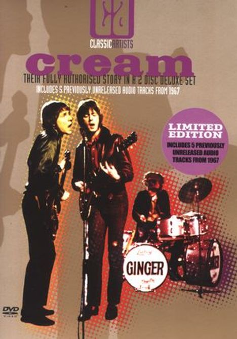 Cream: Classic Artists - Their Fully Authorised Story (Limited Edition), 2 DVDs