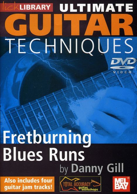 Danny Gill: Lick Library: Ultimate Guitar Techniques - Fretburning Blues Runs, Noten