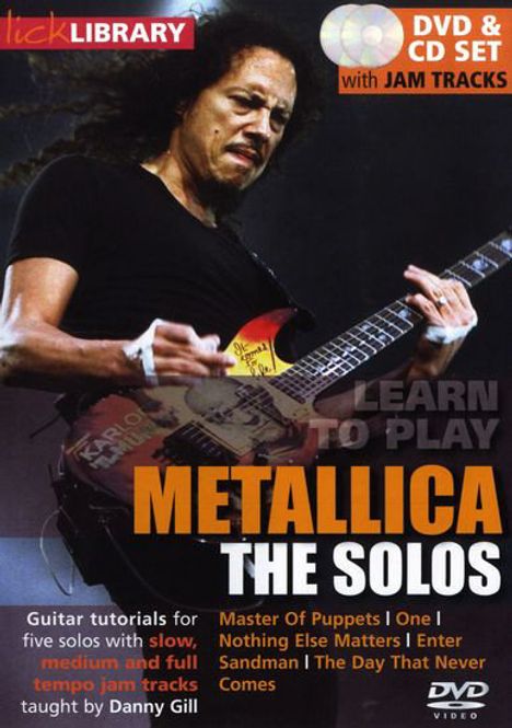 Lick Library: Learn To Play Metallica - The Solos, Noten