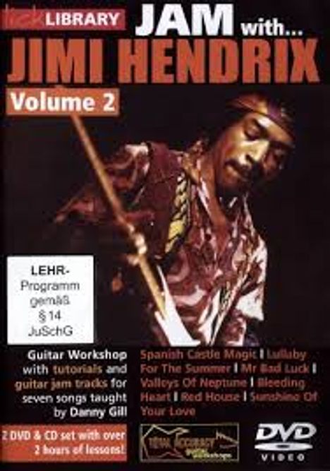 Danny Gill: Jam With Jimi Hendrix Volume 2 (2 DVD + CD), 2 DVDs und 1 CD