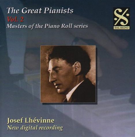 Piano Roll Recordings - Josef Lhevinne, CD