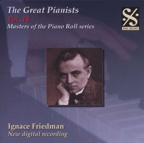 Piano Roll Recordings - Ignace Friedman, CD