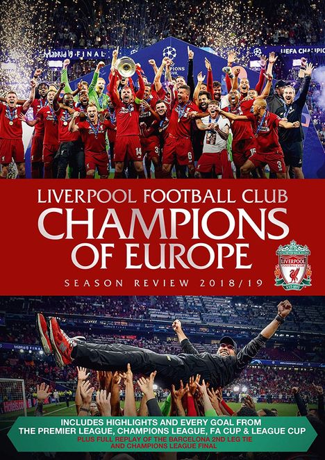 Liverpool Football Club Champions of Europe Season Review 2018/19 (UK-Import), 2 DVDs