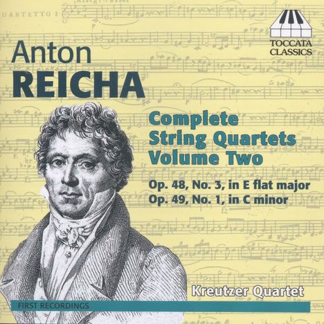 Anton Reicha (1770-1836): Sämtliche Streichquartette Vol. 2, CD