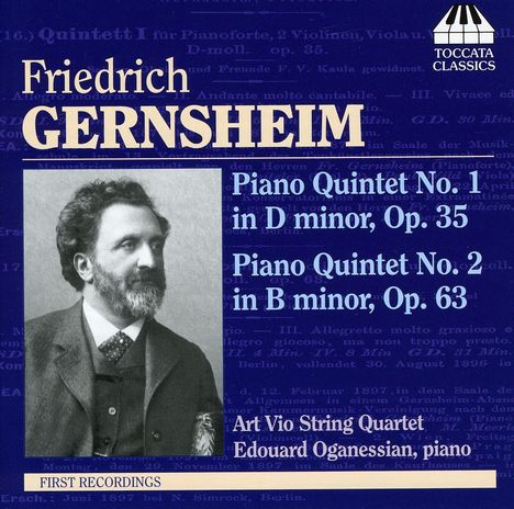 Friedrich Gernsheim (1839-1916): Klavierquintette 1 &amp; 2, CD