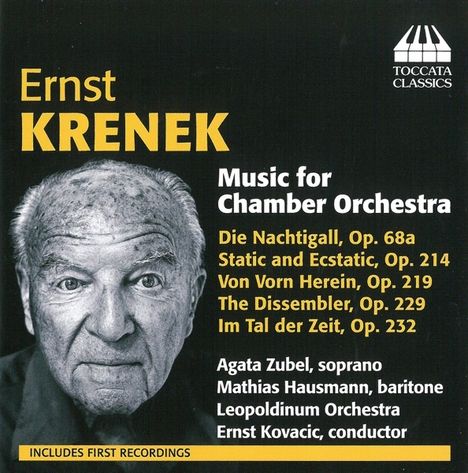 Ernst Krenek (1900-1991): Werke für Kammerorchester, CD
