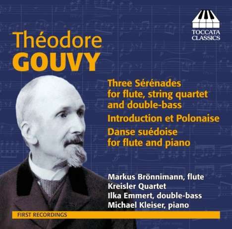 Louis Theodore Gouvy (1819-1898): Serenaden für Flöte &amp; Streicher Nr.1 &amp; 2, CD