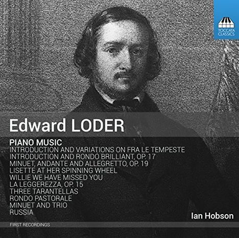 Edward Loder (1809-1865): Klavierwerke, CD