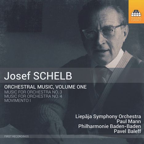 Josef Schelb (1894-1977): Orchesterwerke Vol.1, CD