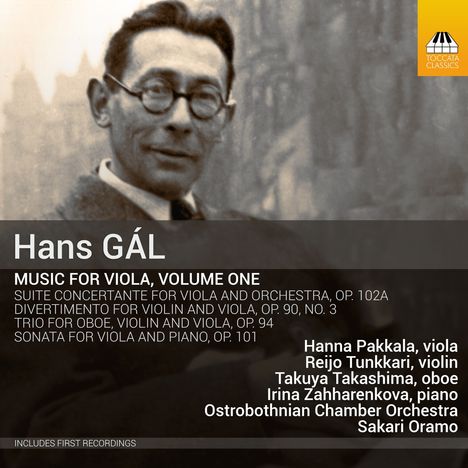 Hans Gal (1890-1987): Kammermusik mit Viola Vol.1, CD