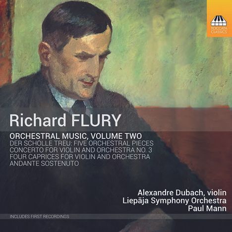 Richard Flury (1896-1967): Violinkonzert Nr. 3, CD