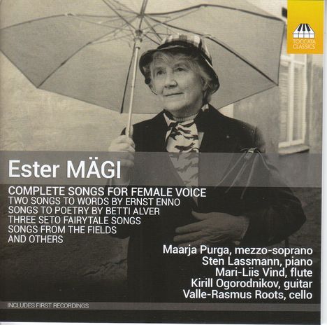 Ester Mägi (1922-2021): Sämtliche Lieder für Frauenstimme, CD