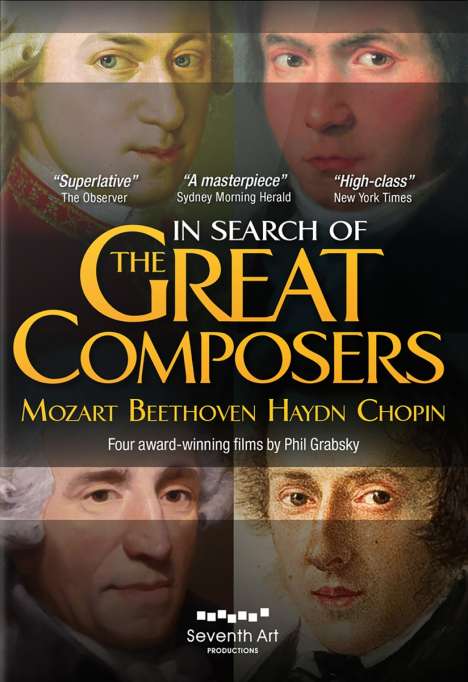 In Search of the Great Composers, 5 DVDs