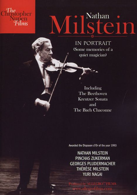 Nathan Milstein in Portrait (Dokumentation in engl.Spr.), DVD