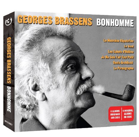Georges Brassens: Bonhomme (6 Originalalben auf 3 CDs), 3 CDs