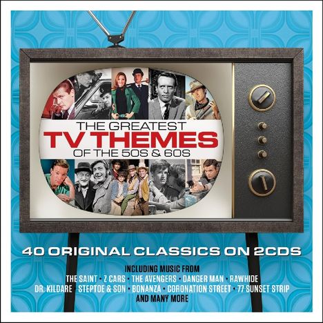 Filmmusik: The Greatest TV Themes Of The 50's And 60's, 2 CDs