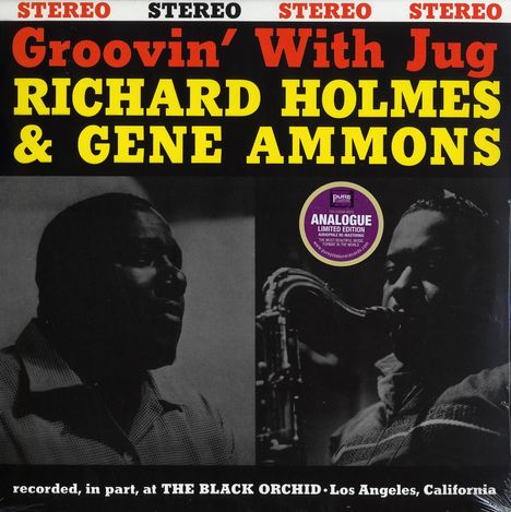 Richard 'Groove' Holmes (1931-1991): Groovin' With Jug (180g) (Limited-Edition), LP