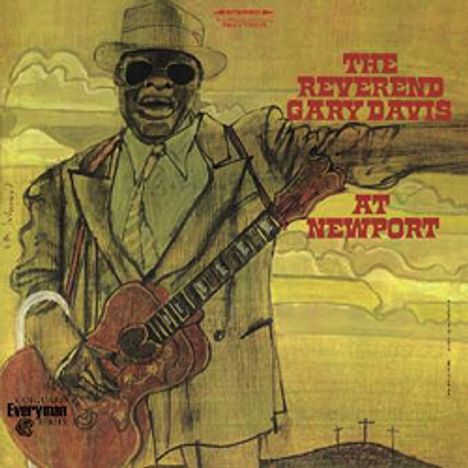 Blind Gary Davis: The Reverend Gary Davis At Newport (remastered) (180g) (Limited-Edition), LP
