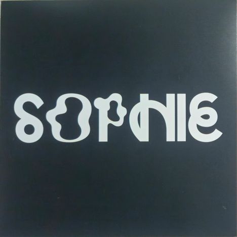 Der Text "SOPHIE" ist stilisiert und verformt in weißen Buchstaben auf schwarzem Hintergrund.